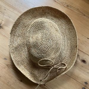 Scala Straw Sun Hat - made in Italy Natural Tan